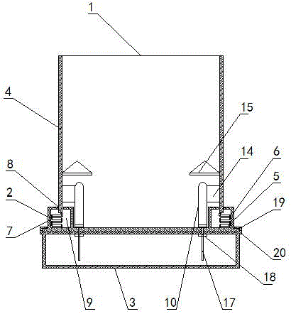 Height-adjustable flowerpot based on jacking structure