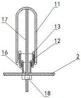 Height-adjustable flowerpot based on jacking structure