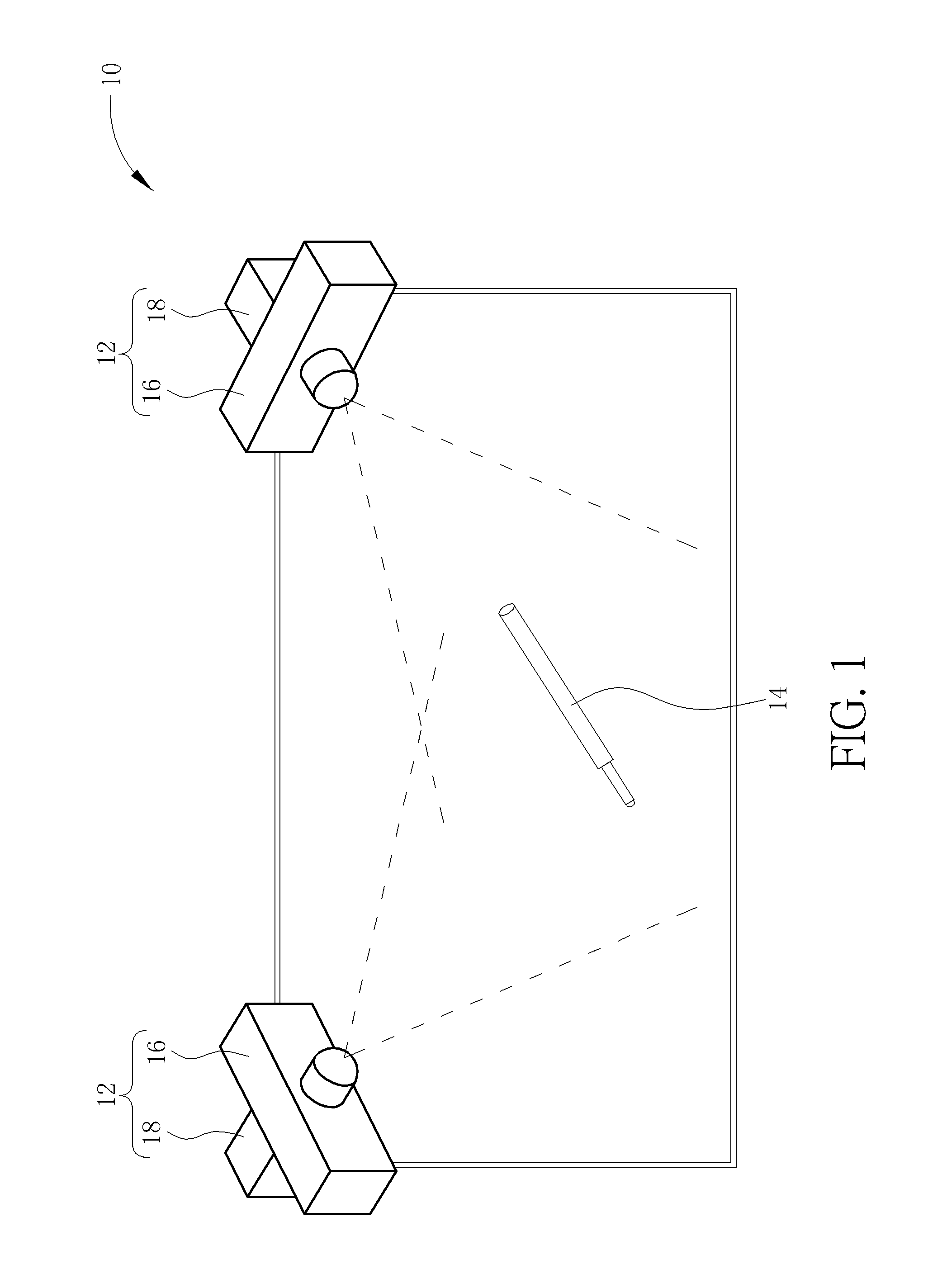 Optical detecting device and related method of synchronization adjustment