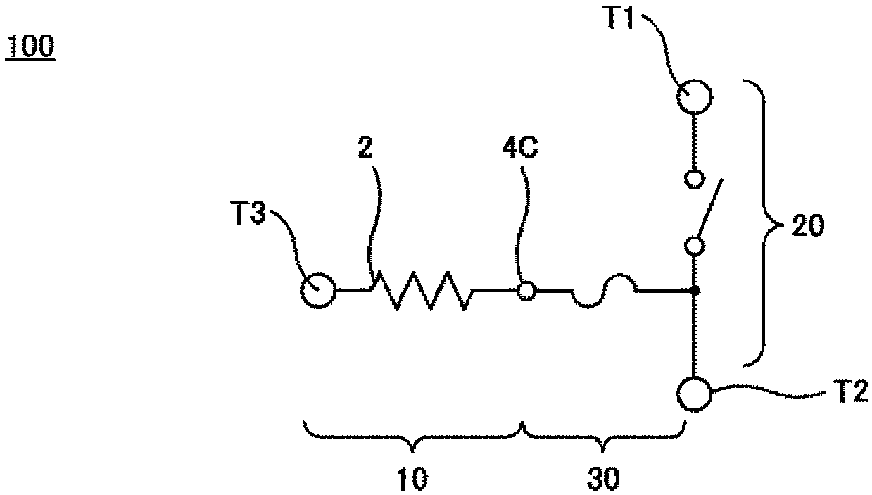 Short circuit element and compensation circuit using it