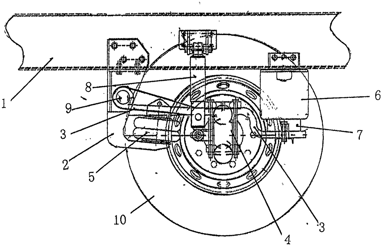 Automobile airbag suspension