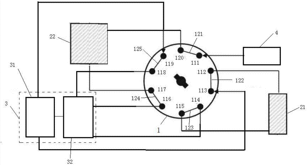 Device and method for continuously collecting shale desorption gas