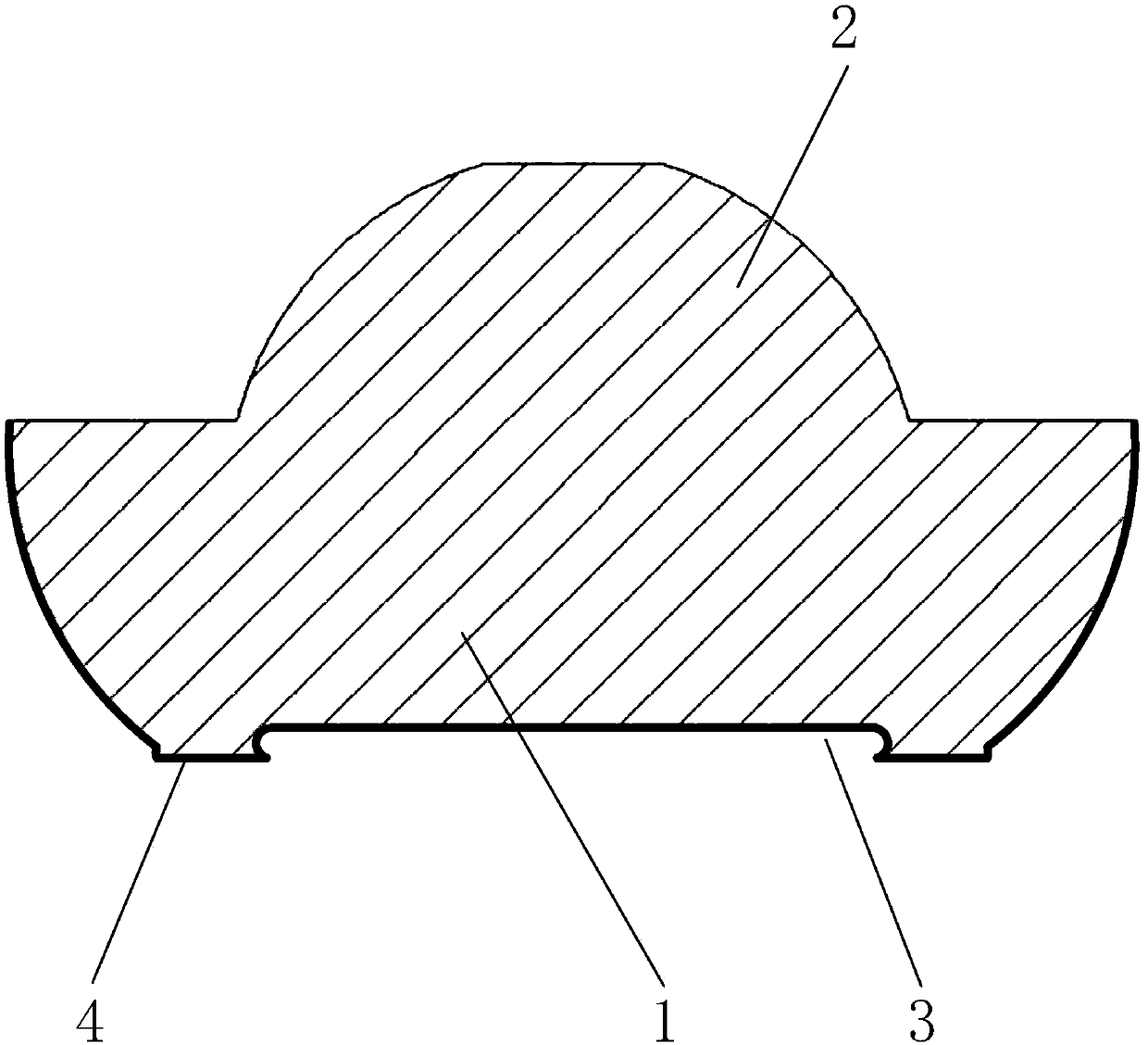 Raised pavement marker with good anti-impact performance and manufacturing method thereof