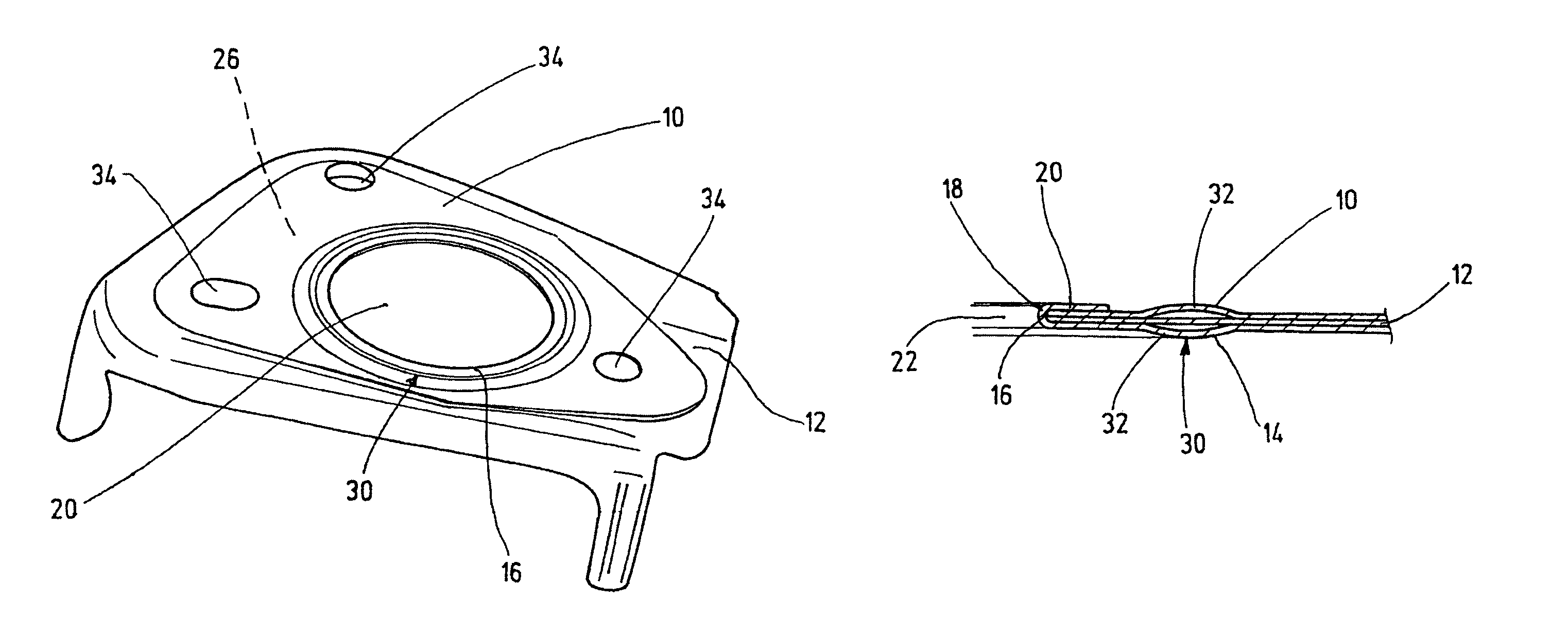 Shielding component, in particular a heat shield