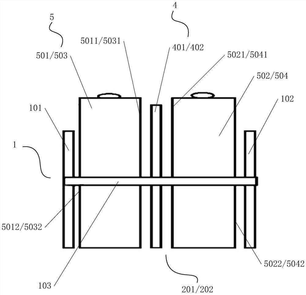 Testing method and testing system for thermal protection structure for thermal expansion between battery cells