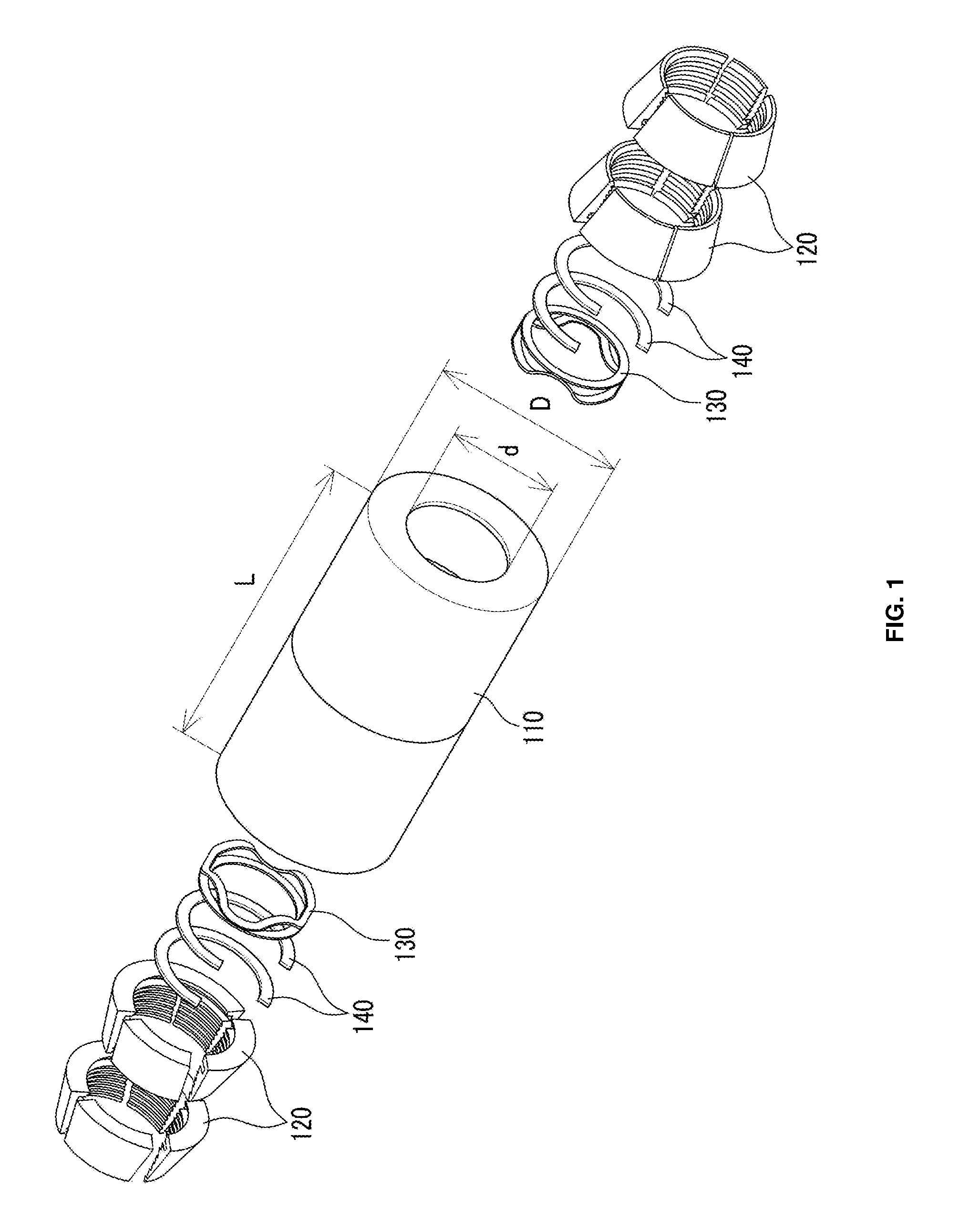 Apparatus for connecting bars