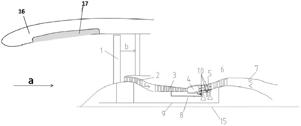 Acoustic lining device for air intake nacelle of aero-engine and aero-engine