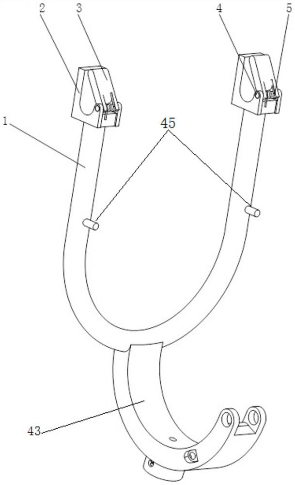 A clamp mechanism for hanging objects with closed rope chains