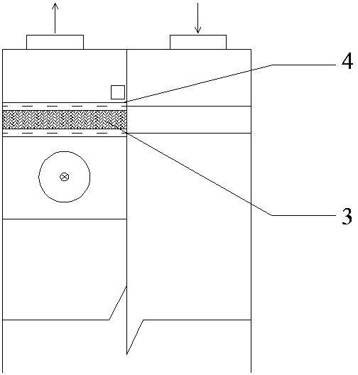 Self-cleaning device of dust filtering part and fresh air system
