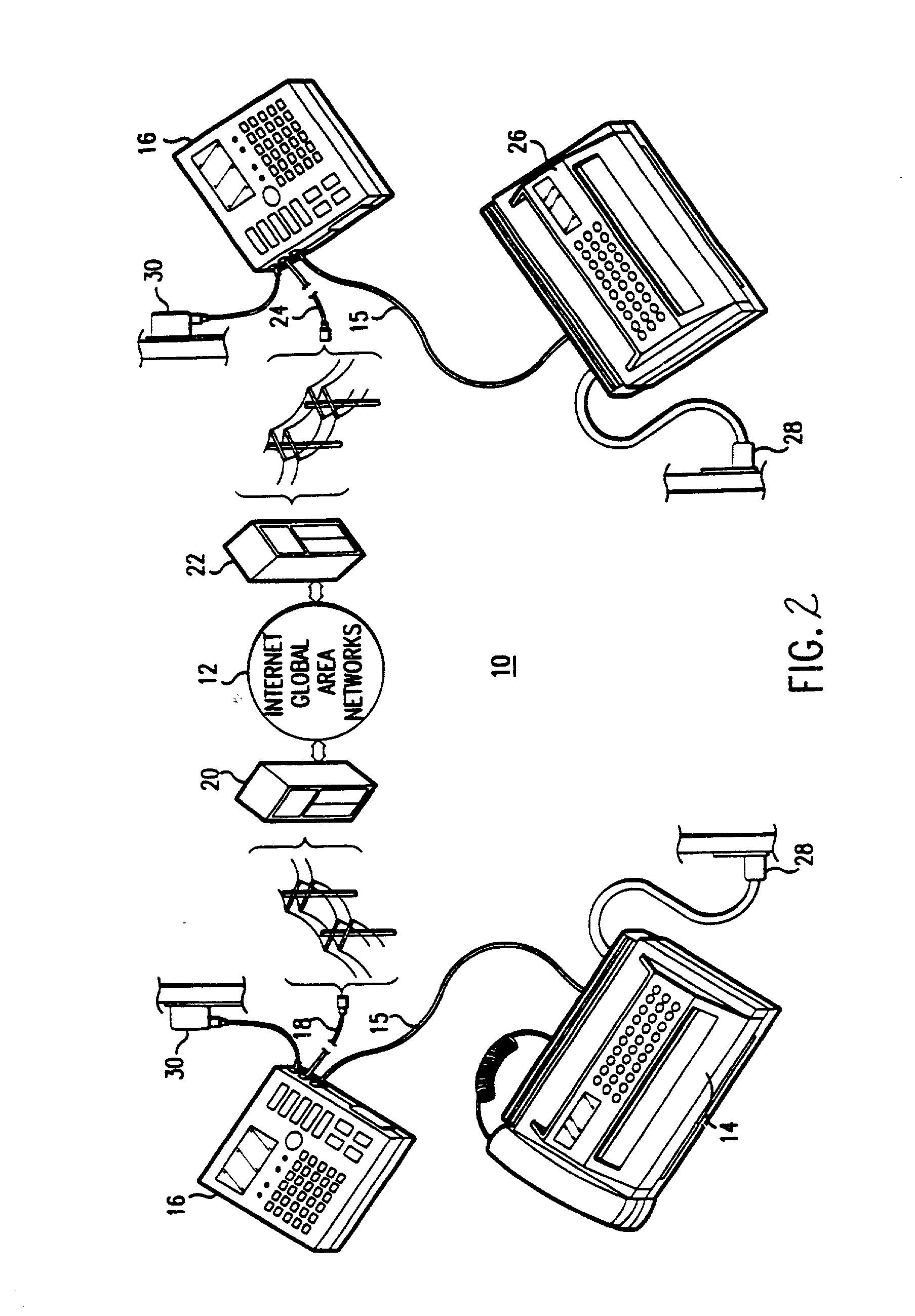 Method and apparatus for delivery of facsimile documents over a computer network
