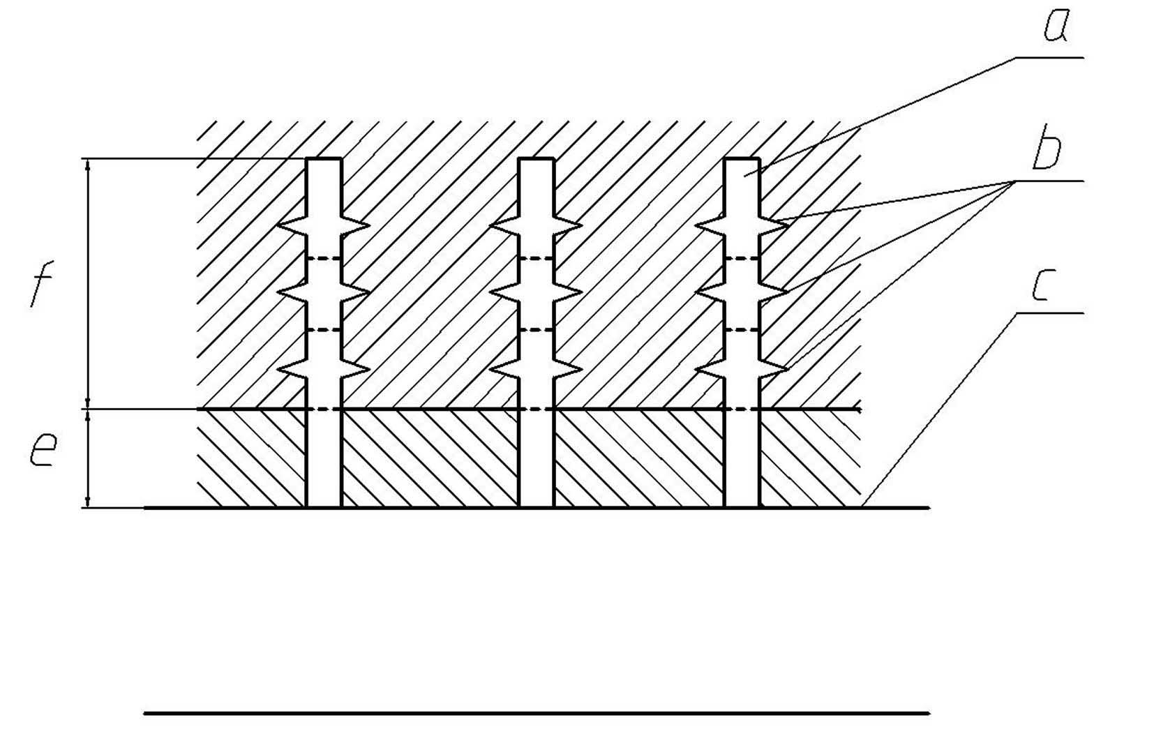 Stratified blasting method for coal mine hard roof