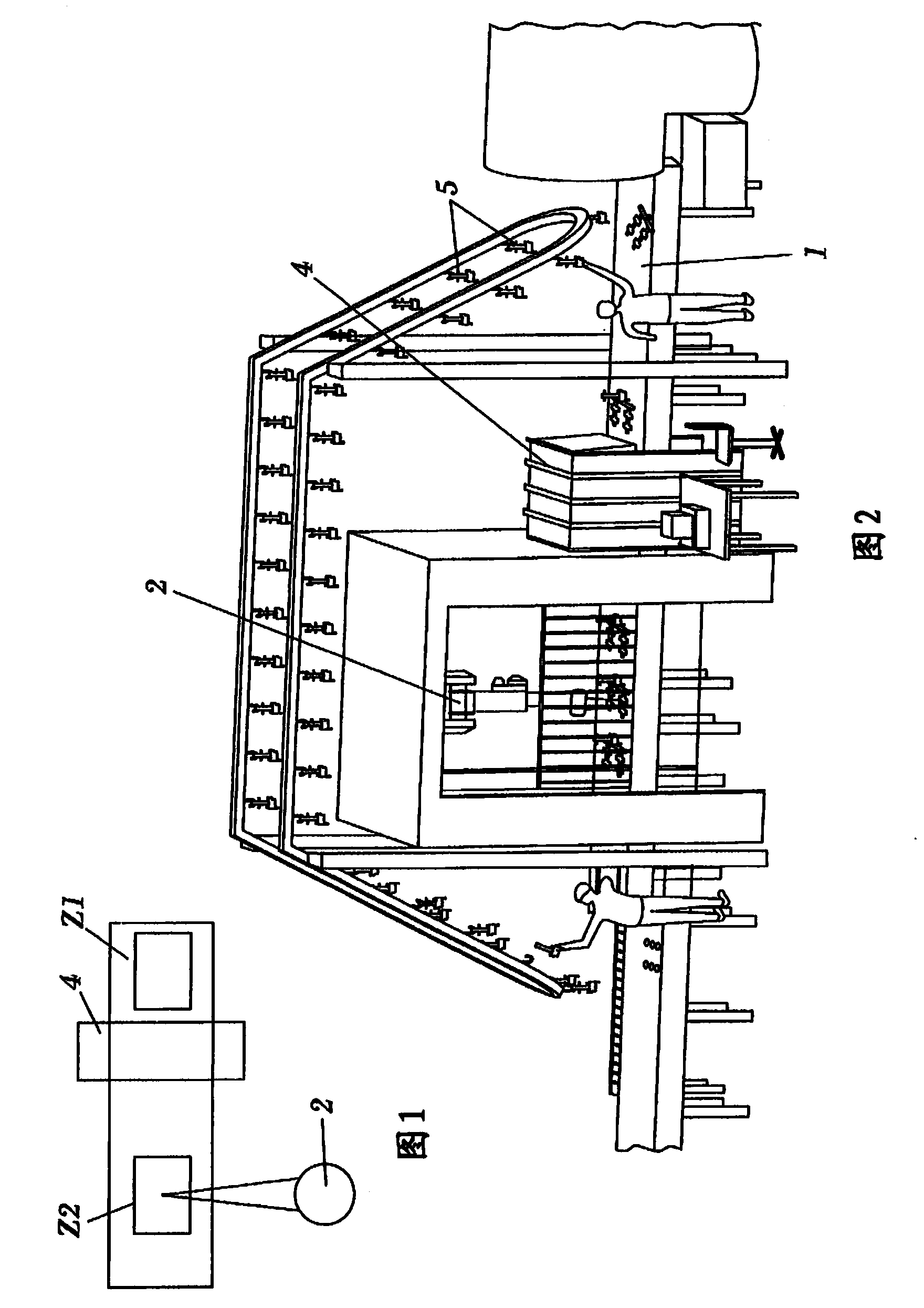 Method and system for separating cast parts from bunches obtained using casting processes