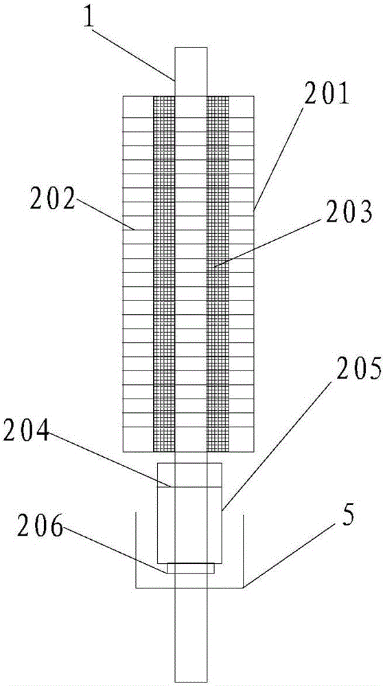 Steel strip continuous vertical quenching device and quenching method