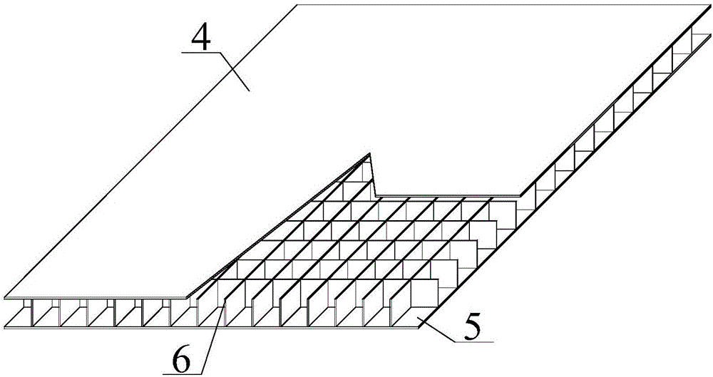 Shock-resistant protective structure for ship