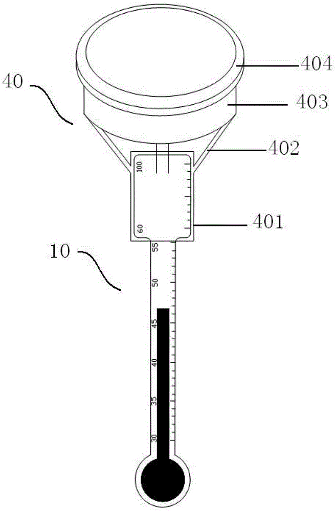 Thermometer for milk preparation unit and milk preparation unit using the thermometer