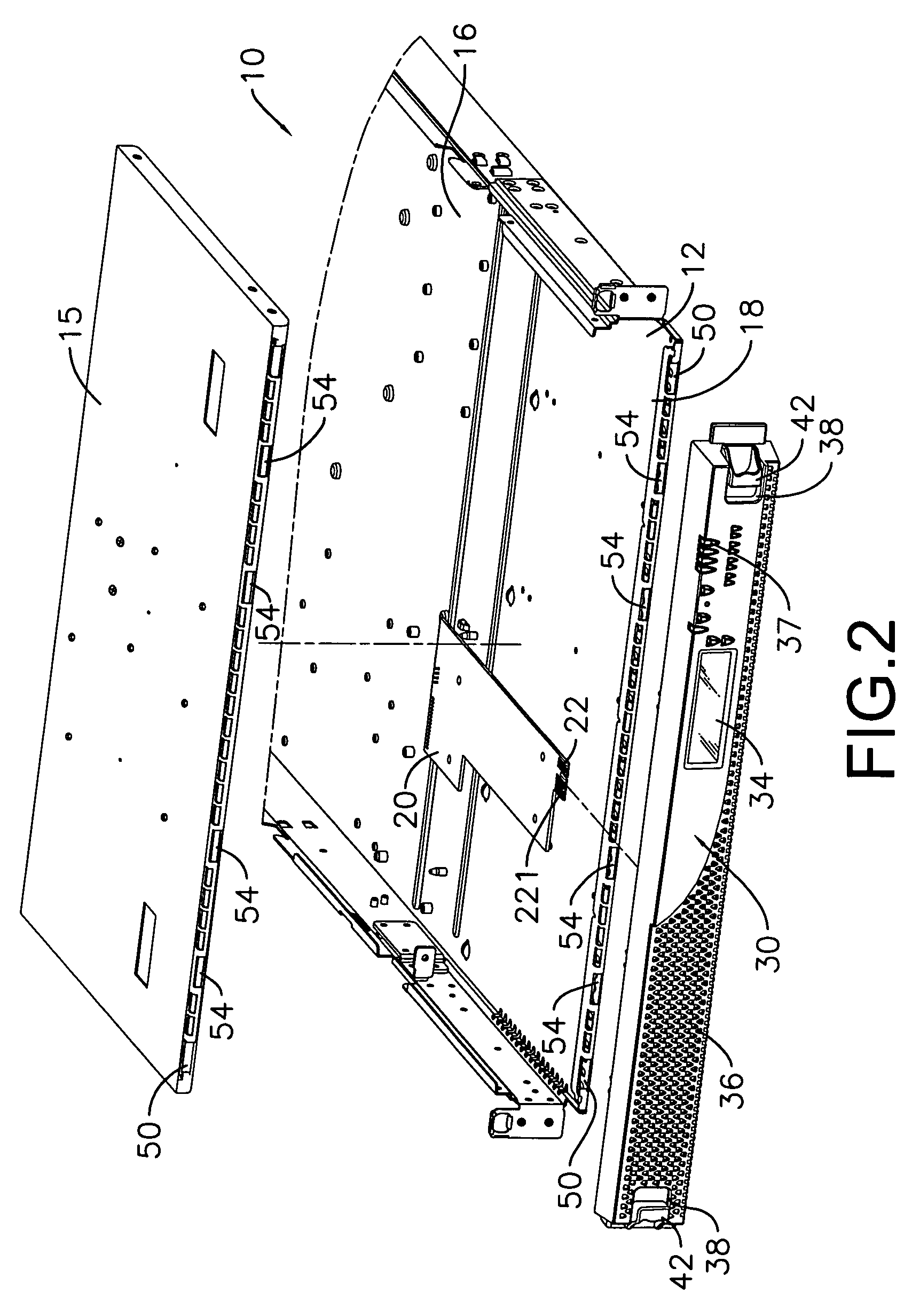 Assembly device for a computer case and outer cover