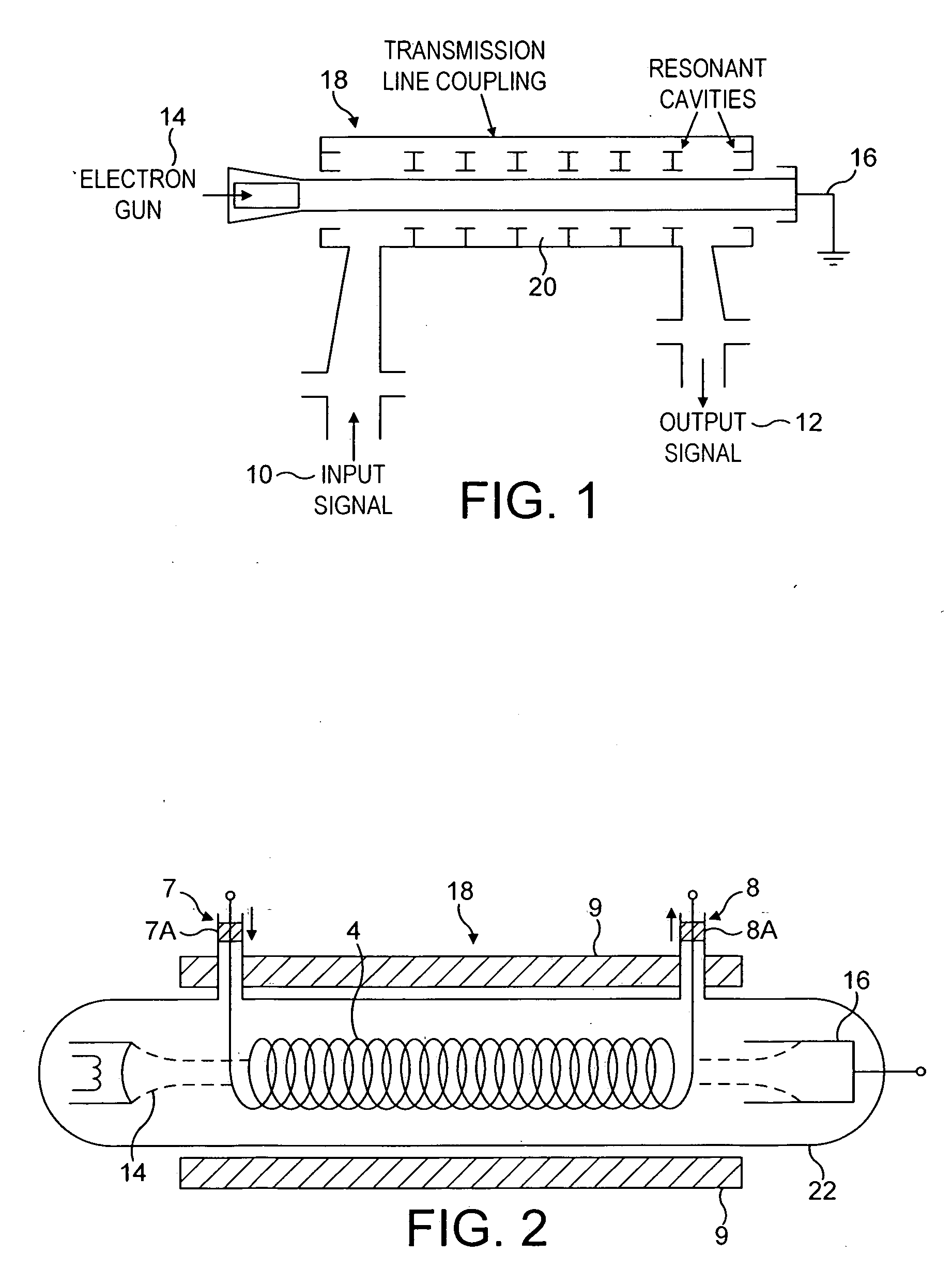 Electron beam tube output arrangement