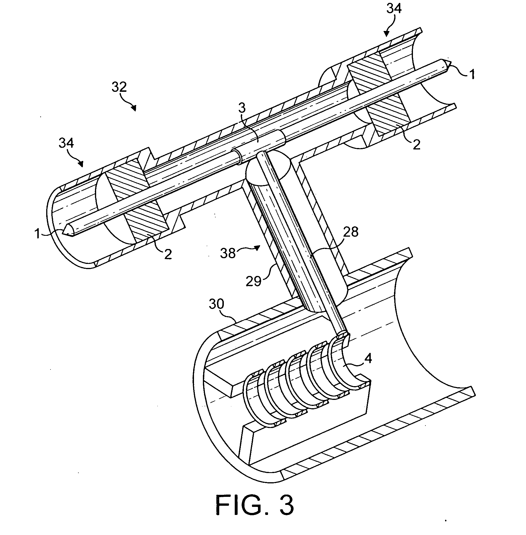 Electron beam tube output arrangement