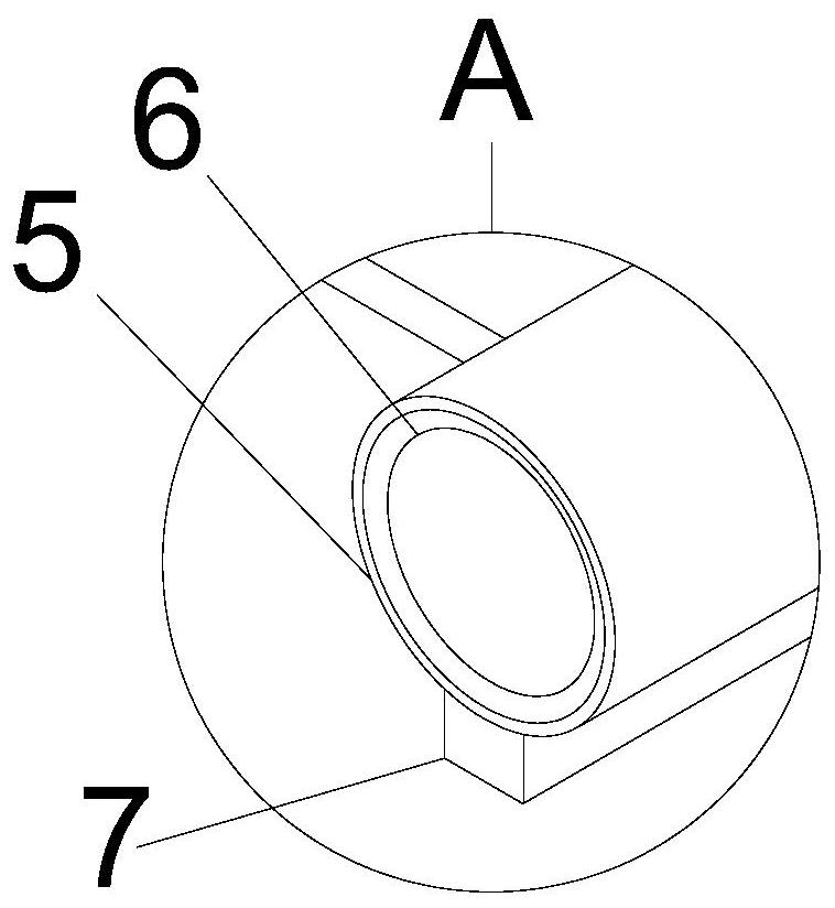 Shaping device for connecting pipe at outlet of gas compressor of automobile