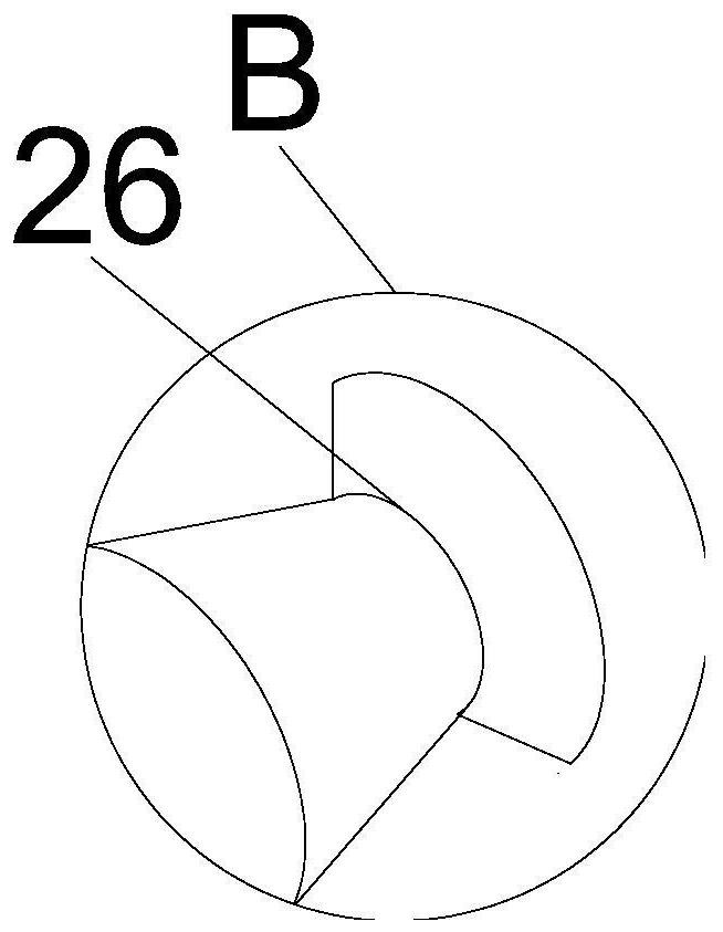 Shaping device for connecting pipe at outlet of gas compressor of automobile