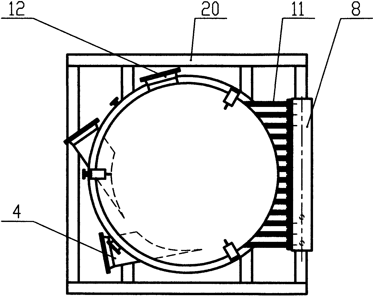 Electrolytic magnesium anode sublimate filtering device