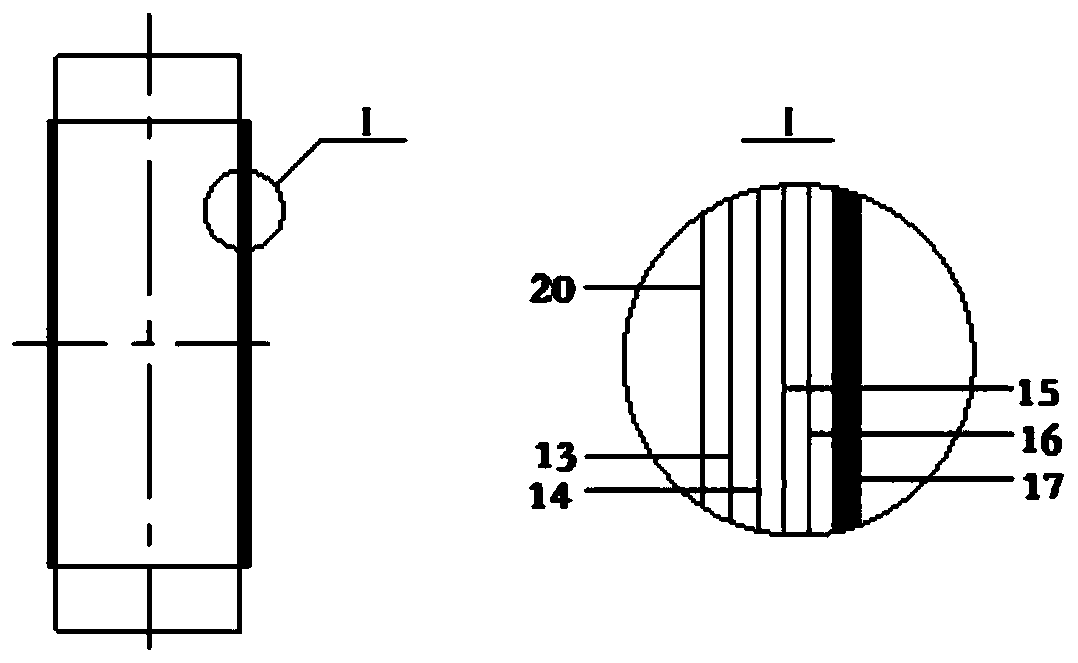 Preparation device and method for carbon fiber pipe fitting