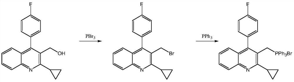 Preparation method of pitavastatin calcium intermediate