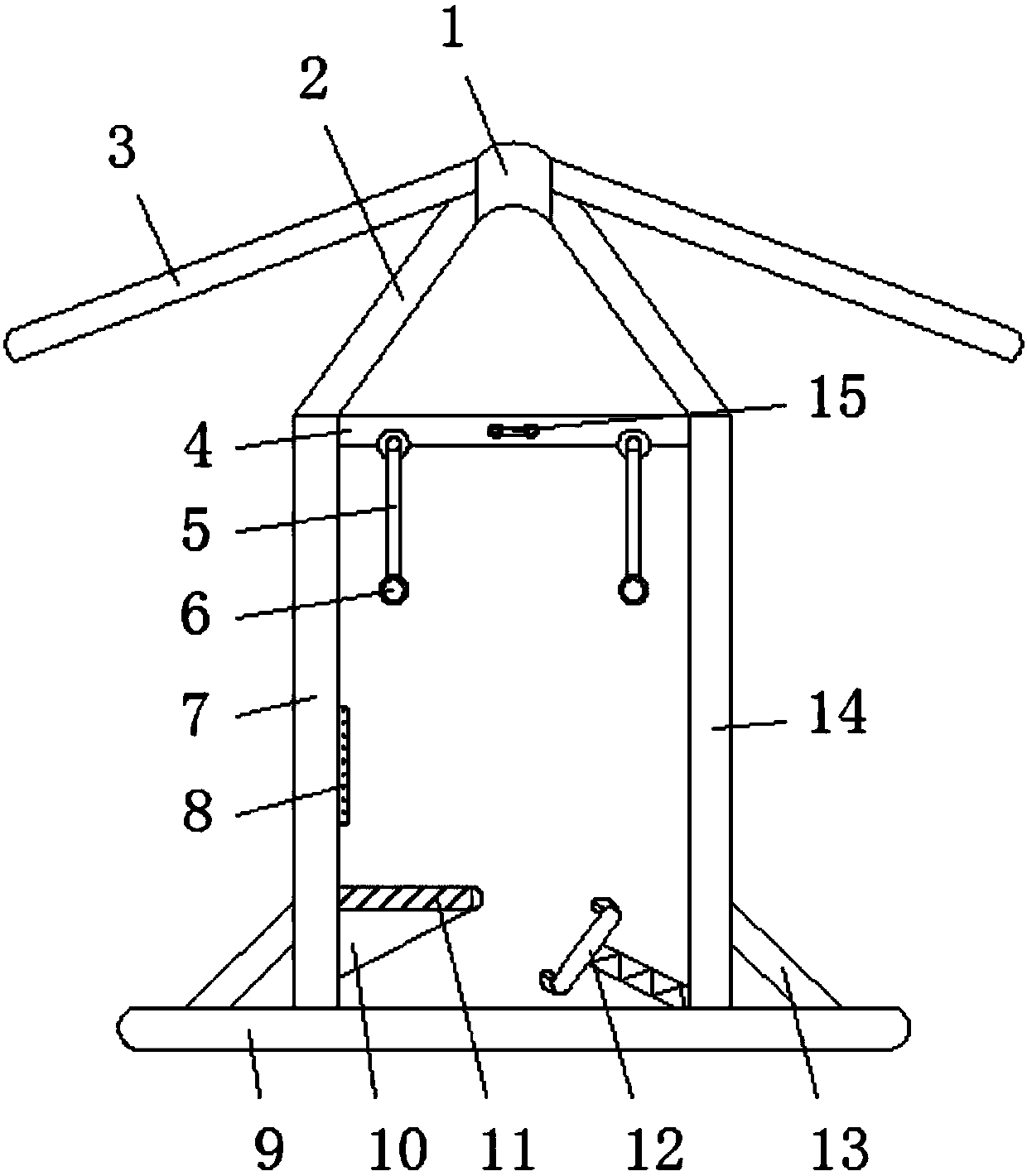 Modular assembling aerospace fitness equipment