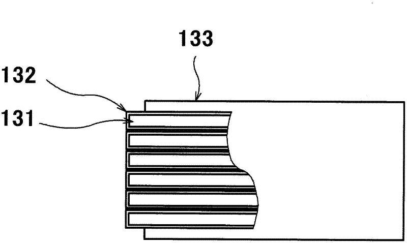 Fiber electrode and fiber cell, and method for producing same, facility for producing fiber electrode and fiber cell