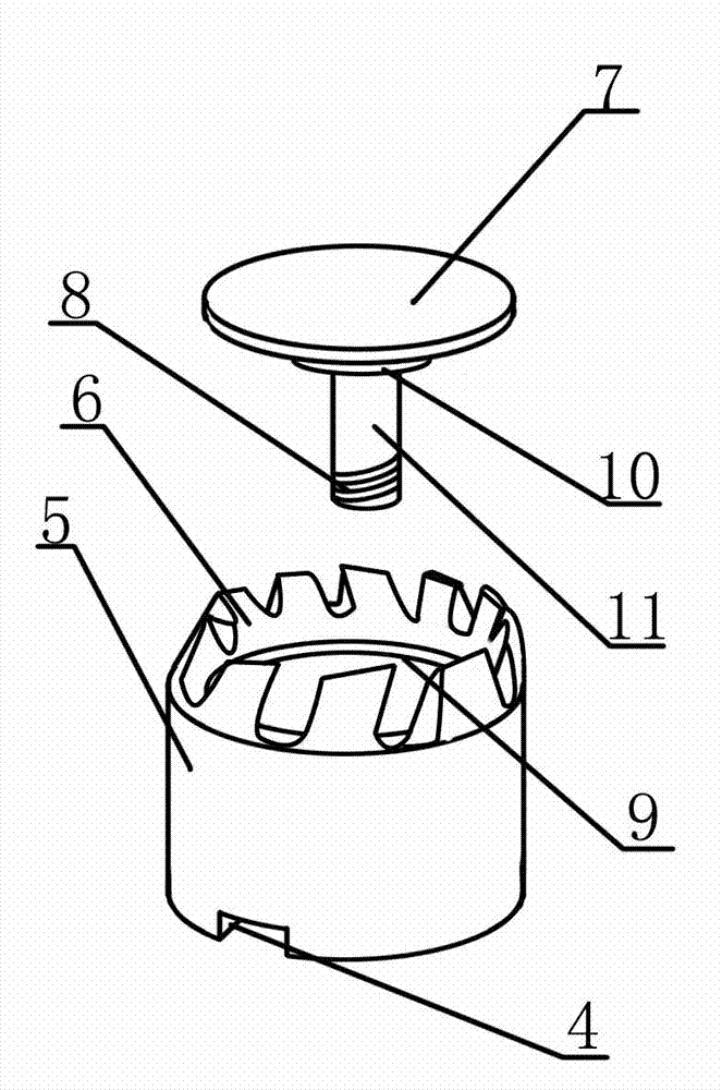 Small-modulus spiral bevel gear cutter