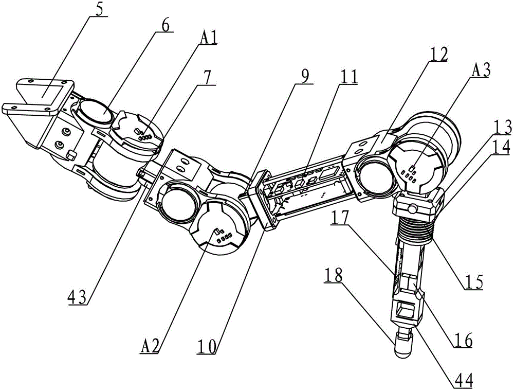 An Integrated Modular Leg System for Hexapod Robots