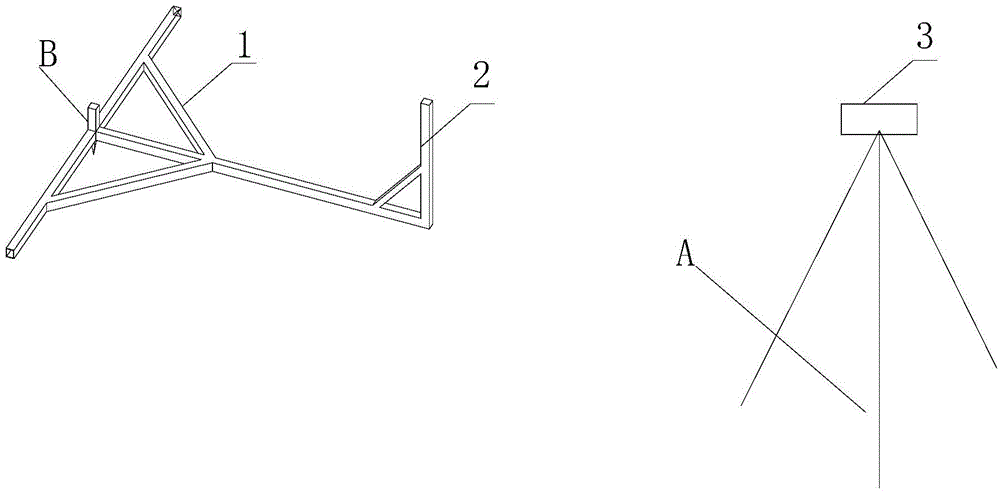Power line quick pit distribution device and pit distribution method