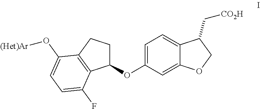 Indanyloxydihydrobenzofuranylacetic acids