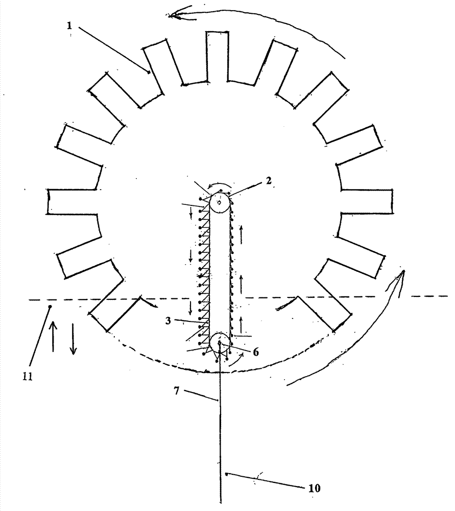 Eccentrically-loaded unbalanced wavy load-bearing engine master device