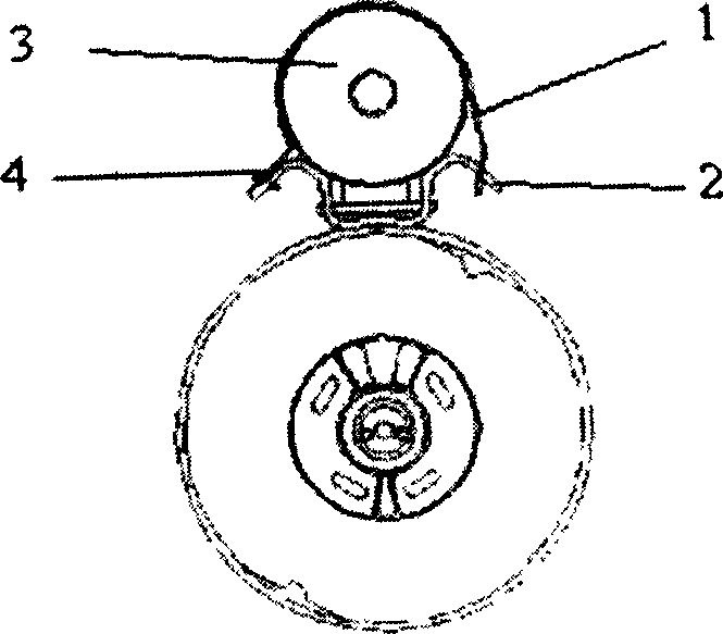 Fixing device of compressor liquid-storage cylinder