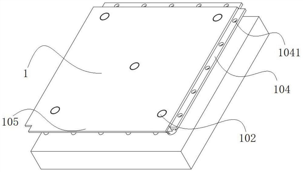 Wall decoration plate assembly type structure