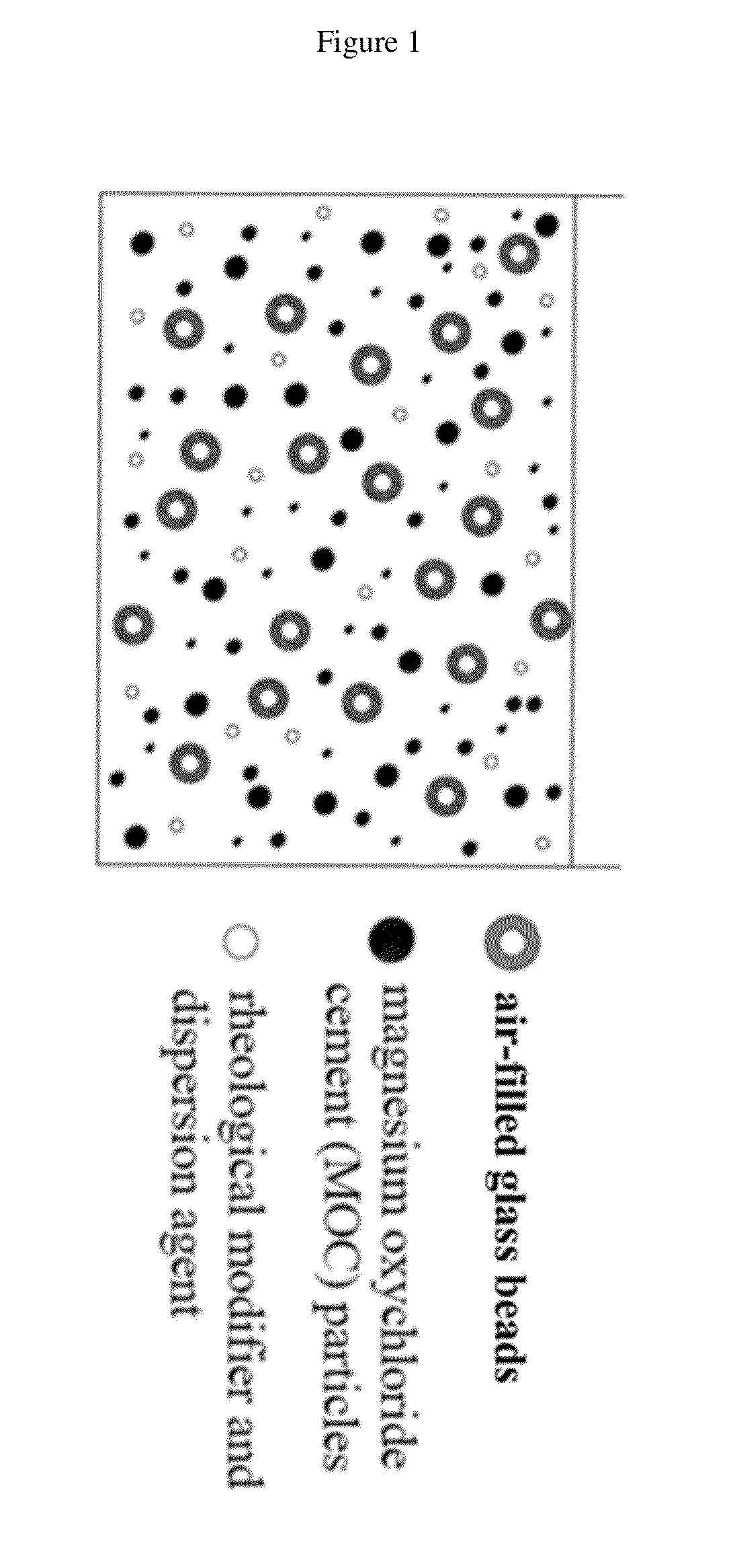 Advanced inorganic material for reflection of electromagnetic waves