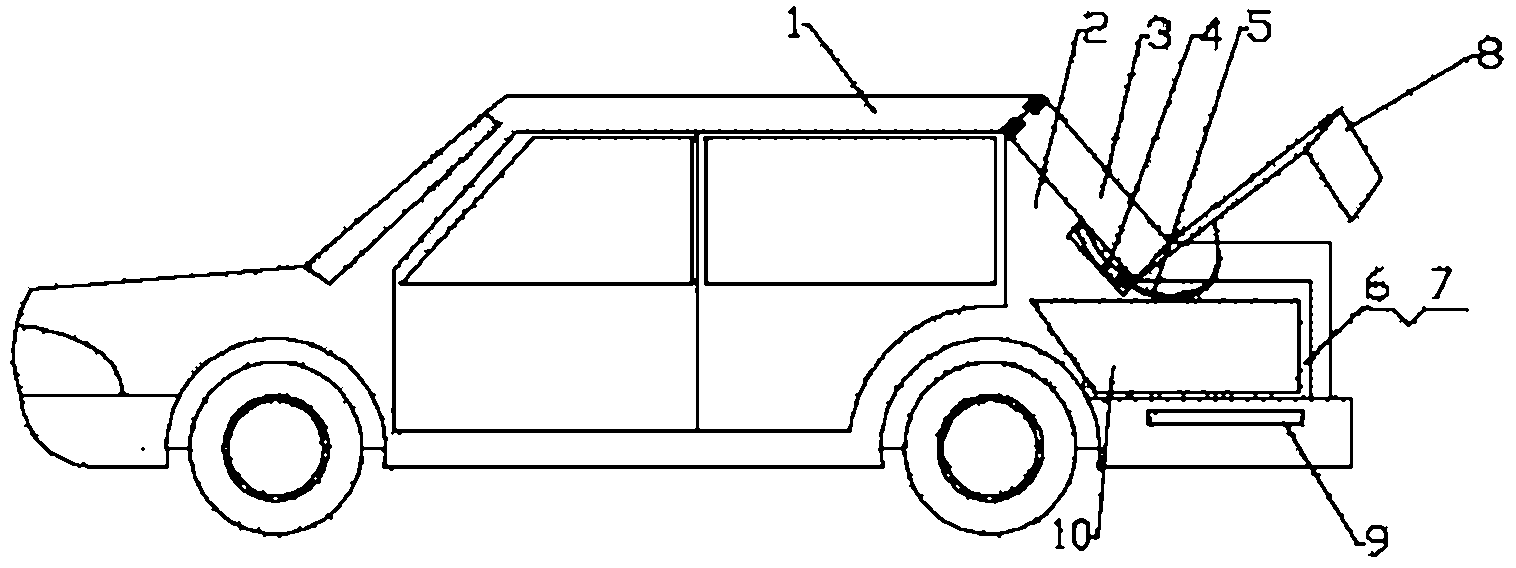 Transformable three-carriage sedan car