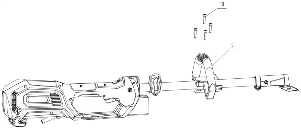 Handle-replaceable multifunctional garden trimming tool