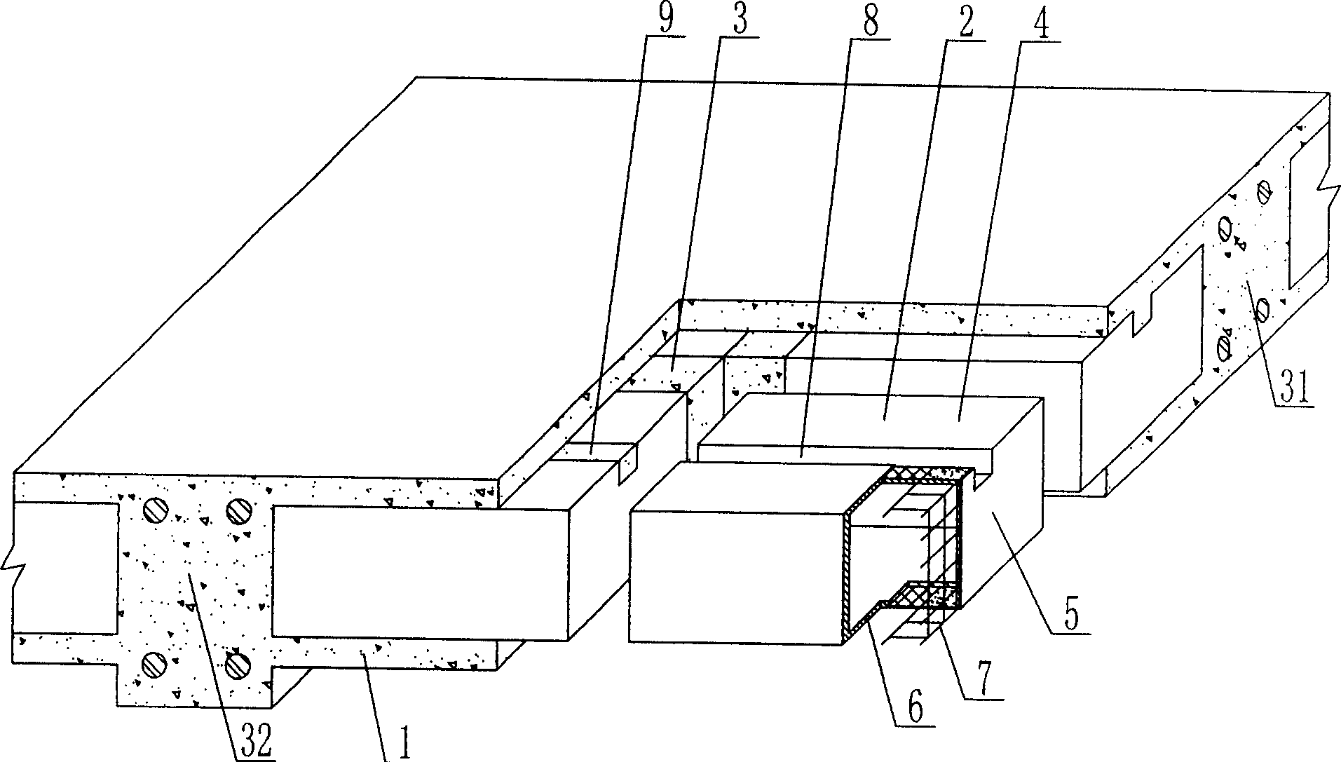 Cast-in-situ concrete hollow slab