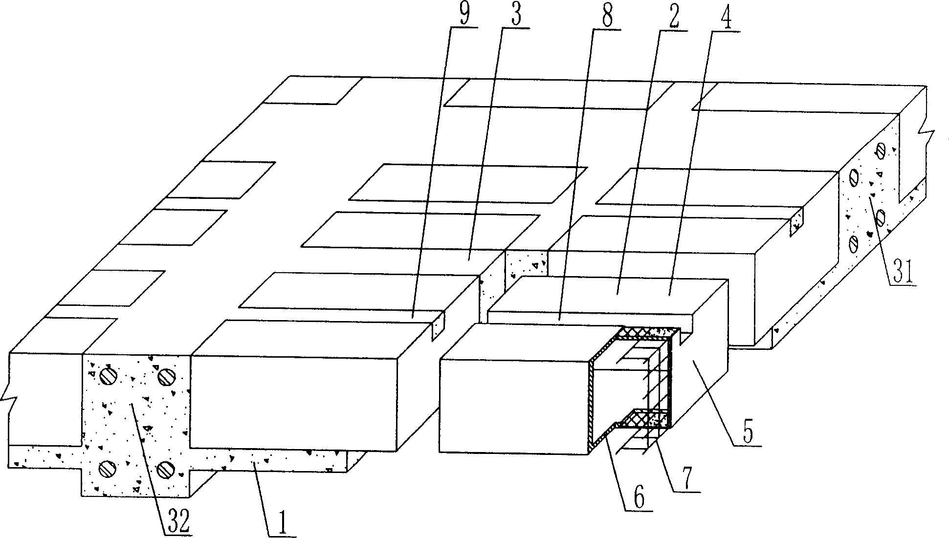 Cast-in-situ concrete hollow slab