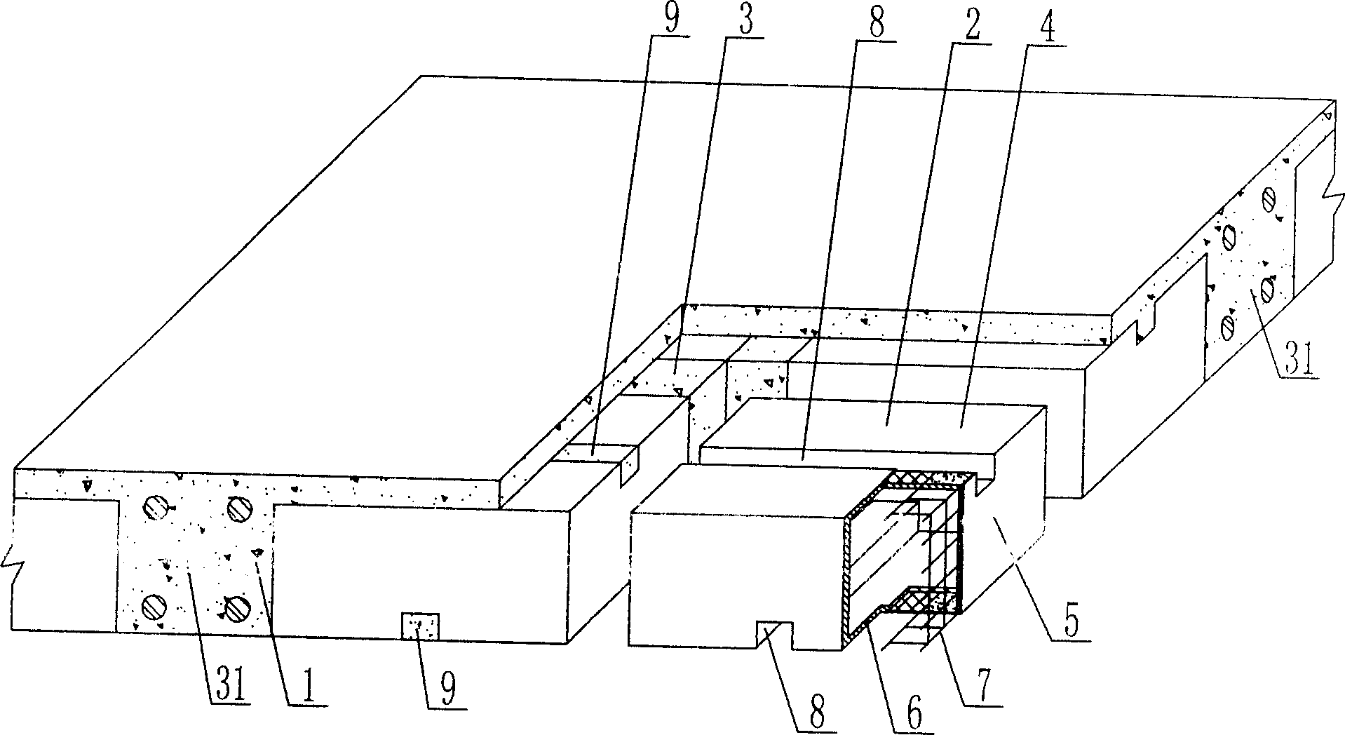 Cast-in-situ concrete hollow slab