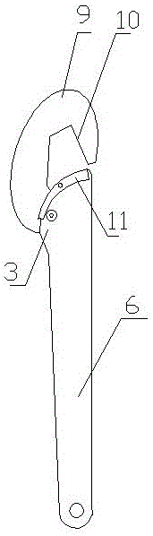 Power control cable peeling wrench