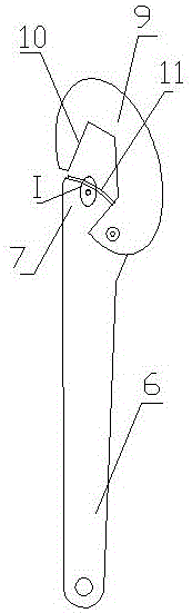 Power control cable peeling wrench