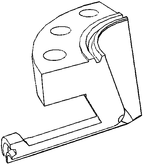 Method for calculating four-way safety evaluation of well oil pipe head with crack defect