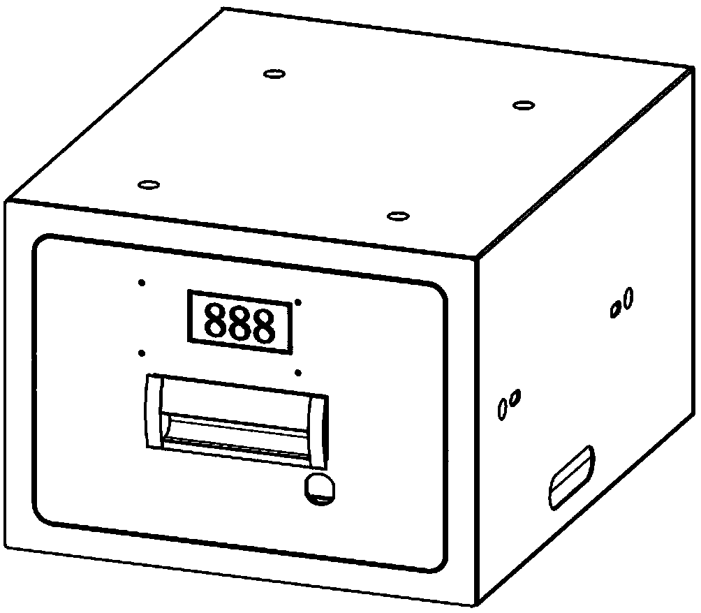 Control system of high-precision weighing counting drawer