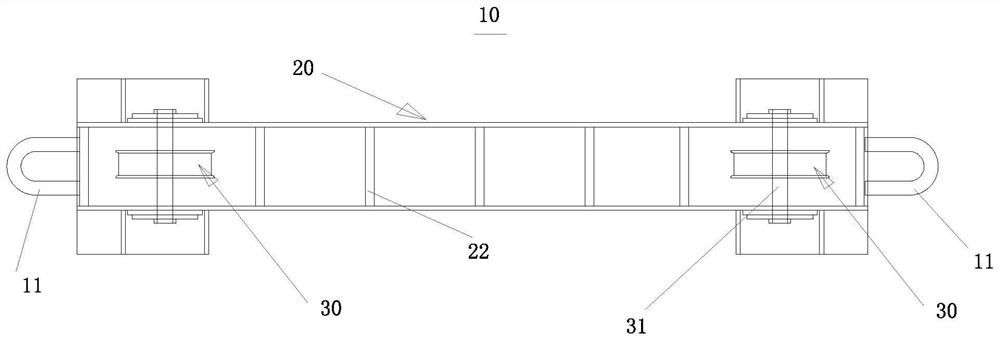 Method special for transporting heavy prefabricated arch bridge assembled box girder