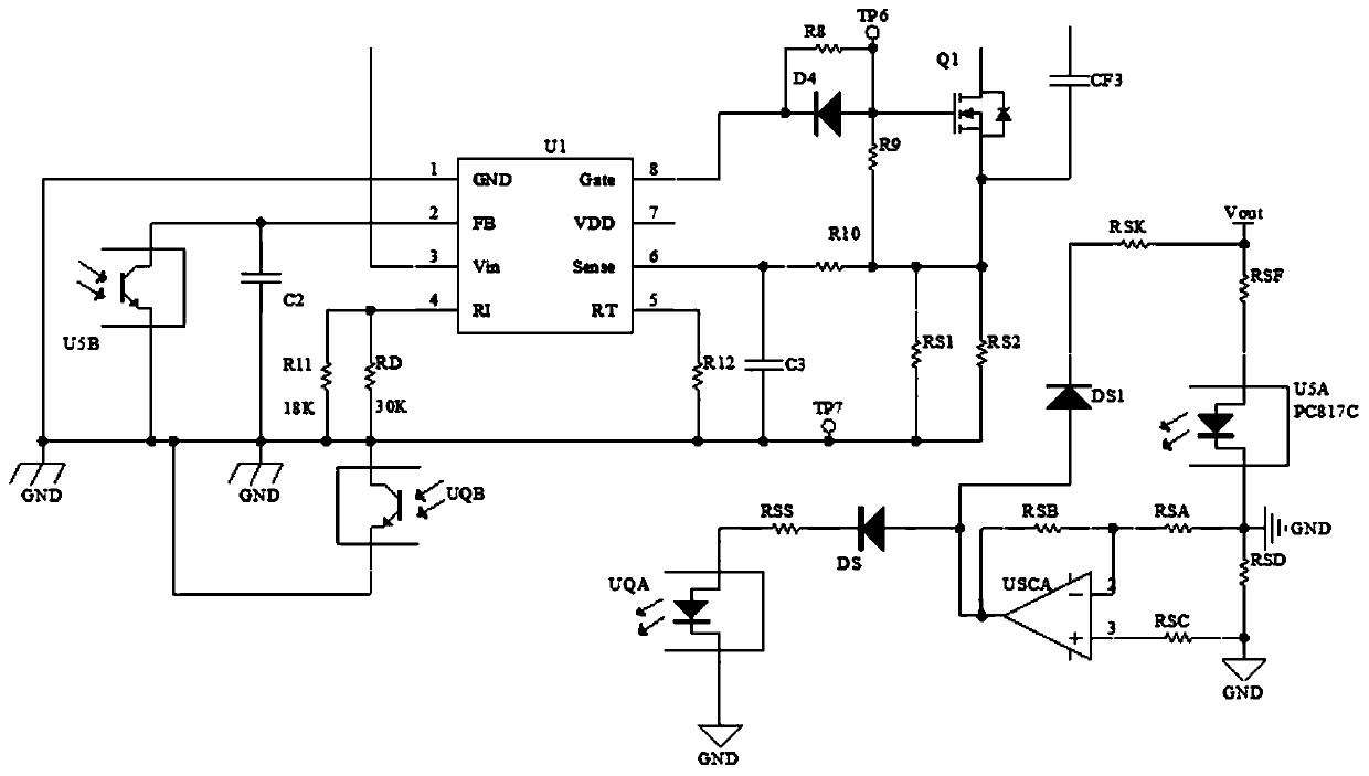 Flyback switching power supply