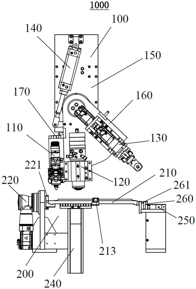 Laser engraving and faceting compound machine