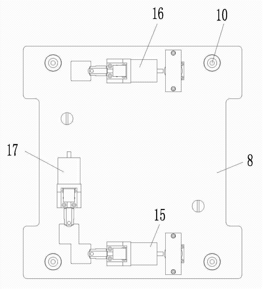 Pattern contraposition method based on double printing stations and device thereof